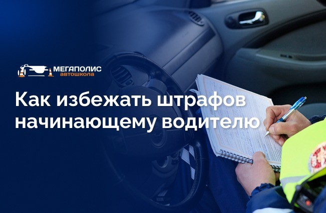 Как избежать штрафов начинающему водителю